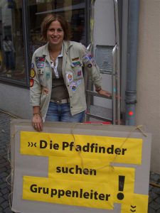 Die Pfadfinder suchen Gruppenleiter